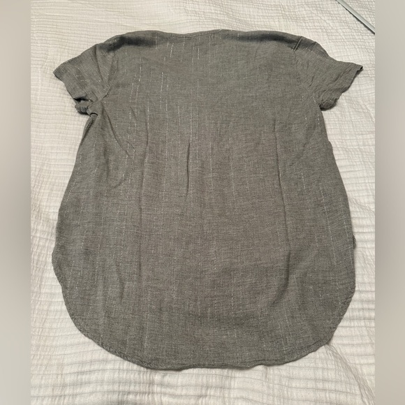 Bella Dahl Grey Tee - Size L - Picture 4 of 9